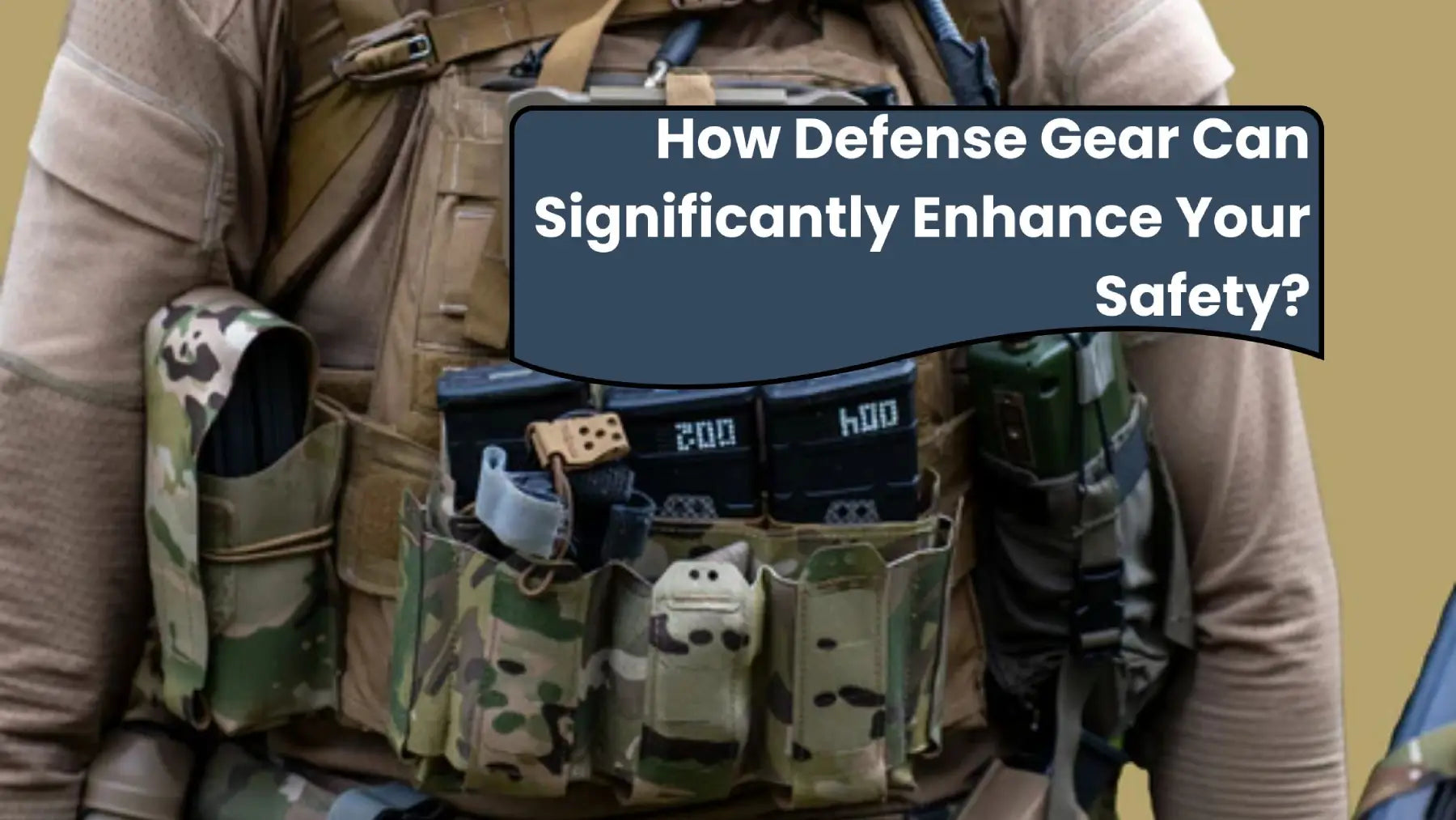 How Defense Gear Can Significantly Enhance Your Safety?