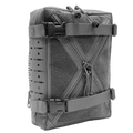 Gray tactical QuadZip Back Panel
