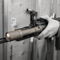 Rifle with torch