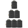 .308 magazine pouch in black with visible straps and elastic