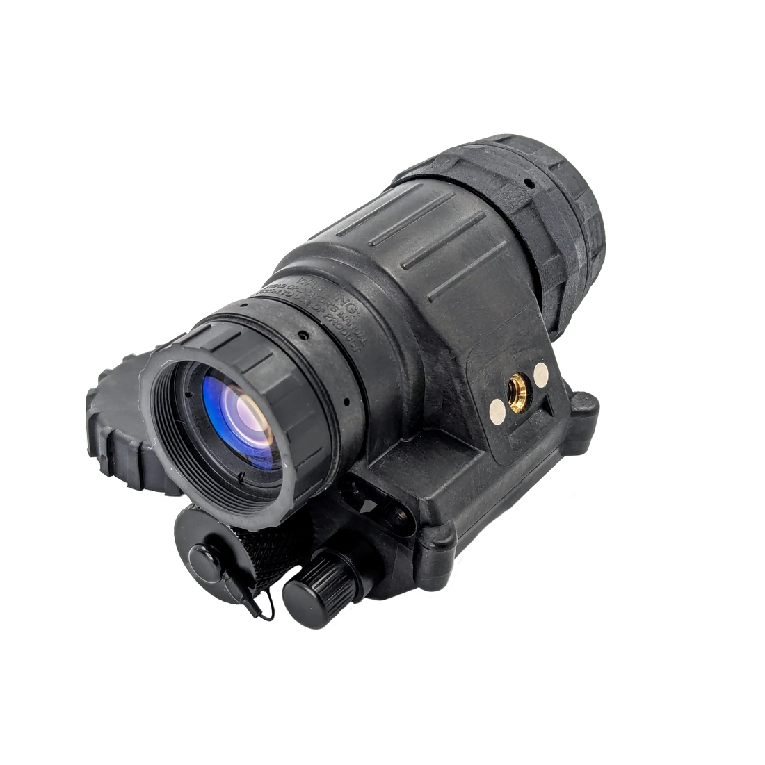 A black color night vision monocular