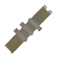 Inverted Cell Self Accessible Cummerbund System in Ranger Green Small