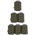 A multicam pattern 5.56 ranger green magazine pouch