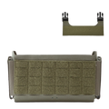 A top view of a D20 placard ranger green featuring multiple compartments Image