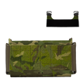 A top view of a D20 placard green featuring multiple compartments