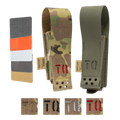 Set of tactical straps with different patterns