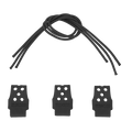 Black Shock Cord Retention Kit Image - Boreal Defence
